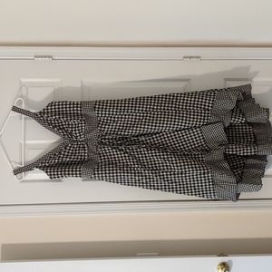 Black and cream dress